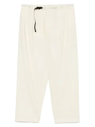 Seven Gauge Tropical Wool Blend Trousers In Multicolor