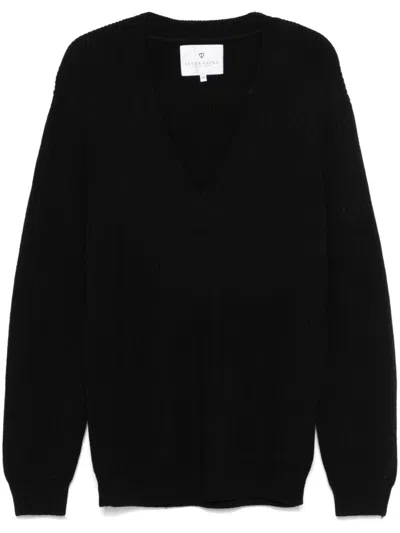 Seven Gauge Sweaters In Black