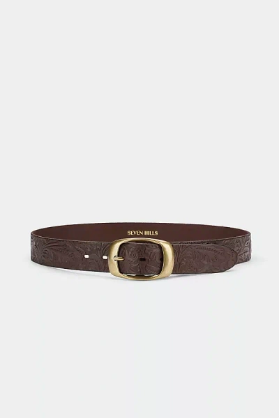 Seven Hills The Denver Belt In Brown