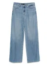 Seven Lotta Wide-leg Denim Jeans In Blue