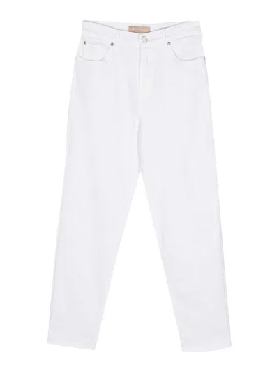 Seven Malia Luxe Denim Jeans In White