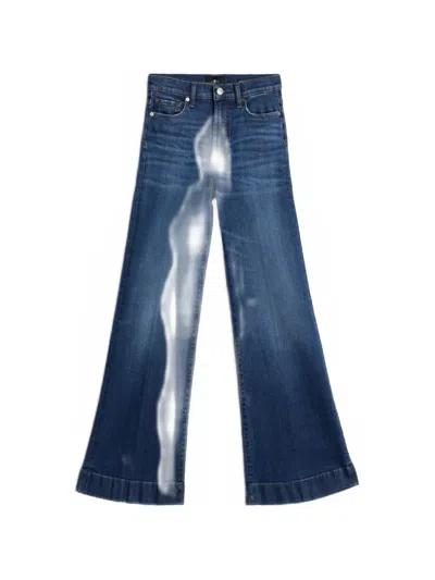 Seven Modern Dojo Wide-leg Jeans In Blue