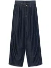 Seven Relaxed Fit Jeans With Concealed Fly And Drawstring Waist