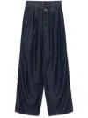Seven Relaxed Fit Jeans With Concealed Fly And Drawstring Waist