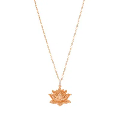Seven Saints Awakened Lotus Necklace In Gold
