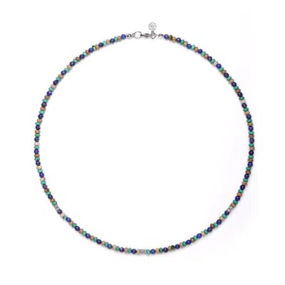 Seven Saints Blue Sage Talisman Necklace In White