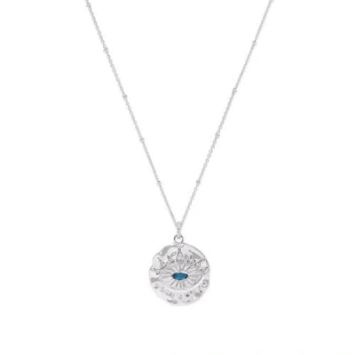 Seven Saints Evil Eye Protection Necklace In White