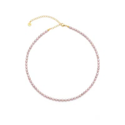 Seven Saints Freshwater Baroque Pearl Choker In Multi