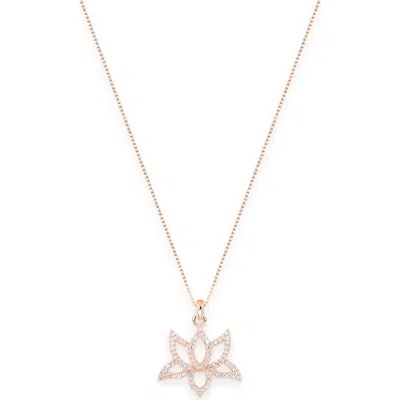 Seven Saints Illuminate Lotus Necklace In Gold