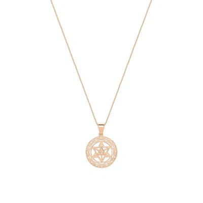 Seven Saints Women's Pink Merkaba Star Light Body Activation Necklace