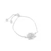 Seven Saints Women's Silver Awakened Lotus Bracelet, White Rhodium In Metallic