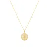 Seven Saints Women's Sri Yantra Supreme Manifestor Necklace, Gold Over Sterling Silver In Gold