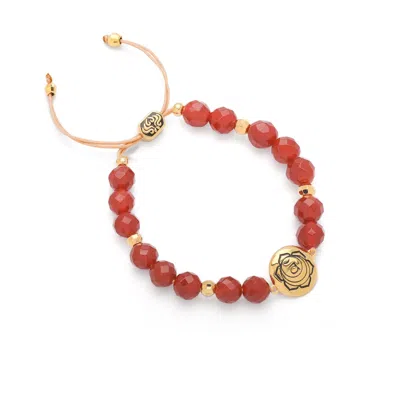 Seven Saints Women's Yellow / Orange / Gold Sacral Chakra Carnelian Abundance & Creativity Bracelet