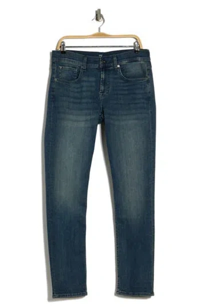 Seven Slimmy Tapered Jeans In Black