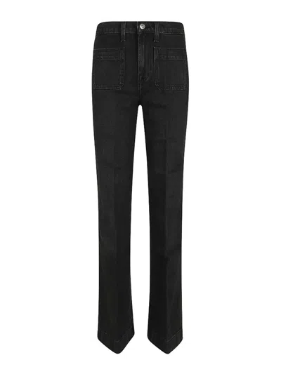 Seven Vaqueros Rectos - Azul In Black