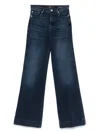 Seven Blue Tess Wide-leg Denim Jeans In Blue