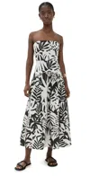 Seven Wonders Addie Midi Dress Black/sand In Black/sand