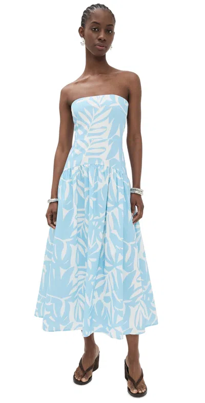 Seven Wonders Addie Midi Dress Matelo Sky In Blue