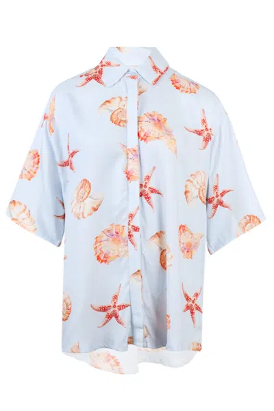 Seven Wonders Adelyn Shirt Blue Seashell