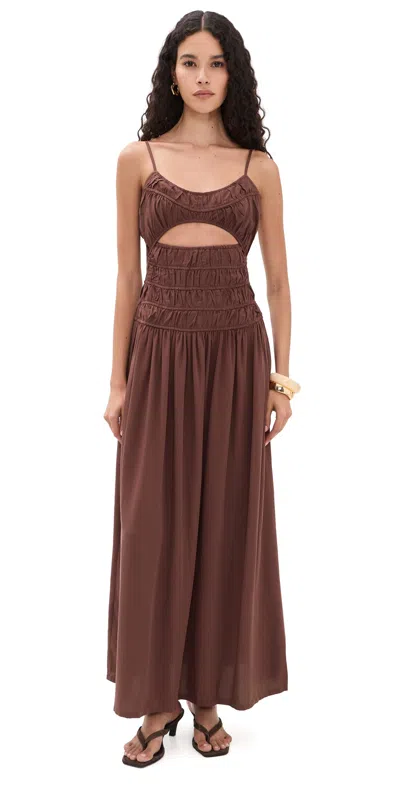 Seven Wonders Adora Maxi Dress Chocolate In Brown