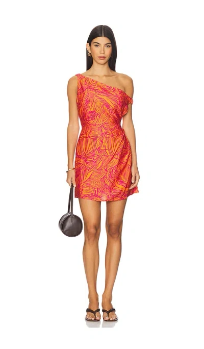 Seven Wonders Aira Mini Dress In Orange
