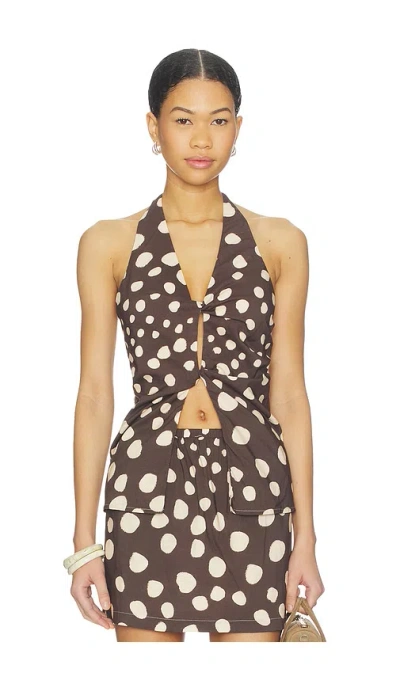 Seven Wonders Aira Top In Brown