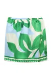 Seven Wonders Alara Elasticated Mini Skirt In Green