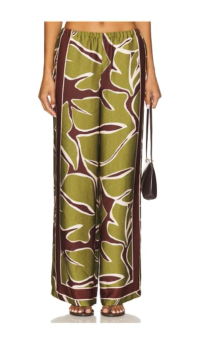 Seven Wonders Alessandra Palazzo Pant In Green