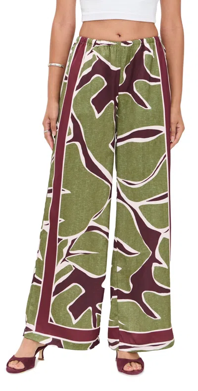SEVEN WONDERS ALESSANDRA PALAZZO PANTS ALESSANDRA GREEN
