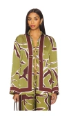 Seven Wonders Alessandra Sleeved Shirt Alessandra Green In Green