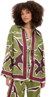 Seven Wonders Alessandra Sleeved Shirt Alessandra Green In Green
