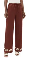 Seven Wonders Amalia Pants Chocolate/sand In Brown