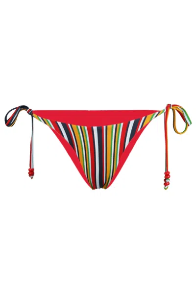Seven Wonders Amoree Side Tie Bikini Bottom In Multi