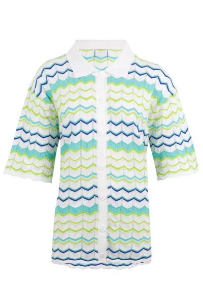 Seven Wonders Andrea Knit Top Green Multi