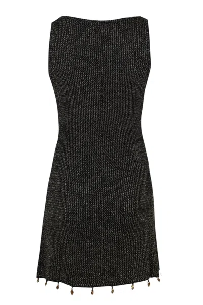 Seven Wonders Ariya Mini Dress Black Metallic