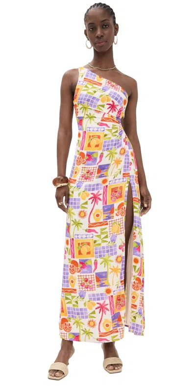 Seven Wonders Ascend Maxi Dress Tildah Print In Green