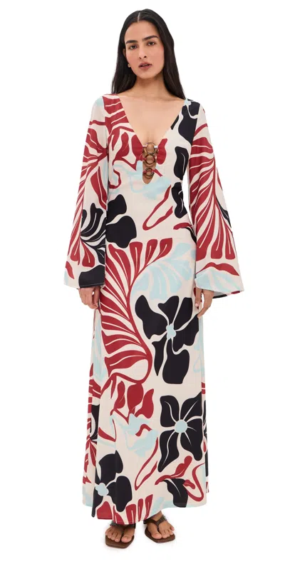 Seven Wonders Azure Dress Azure Cream In Multi