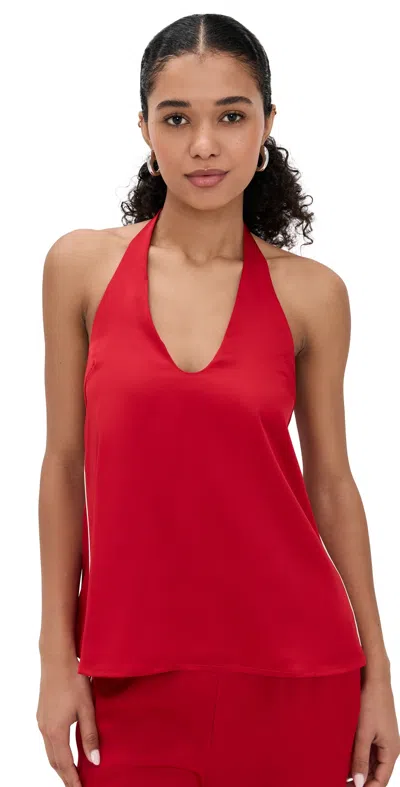 Seven Wonders Bailie Halter Top Red