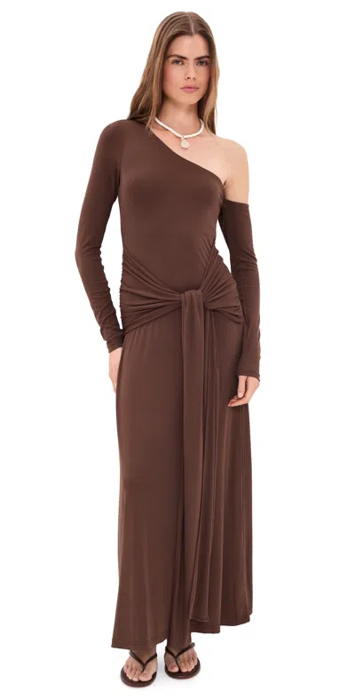 Seven Wonders Bianca Maxi Dress Espresso In Brown