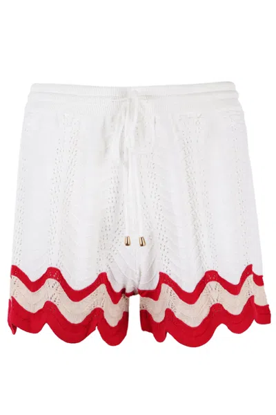 Seven Wonders Billie Short White/red