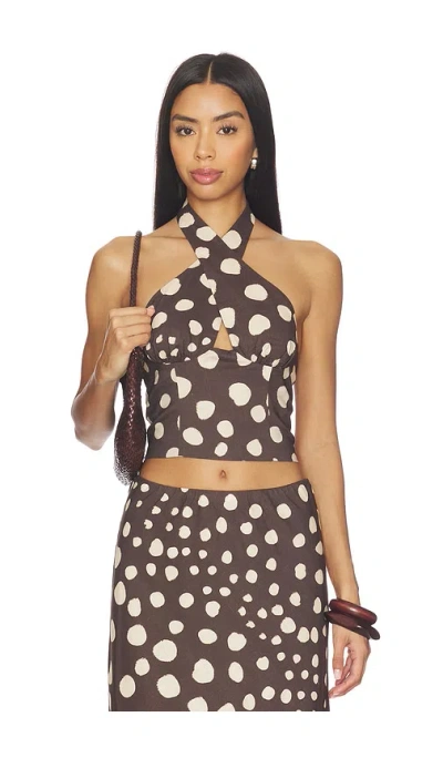 Seven Wonders Billie Top In Brown