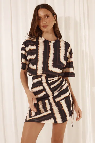 Seven Wonders Brizzie Mini Dress Noria Print In Multi