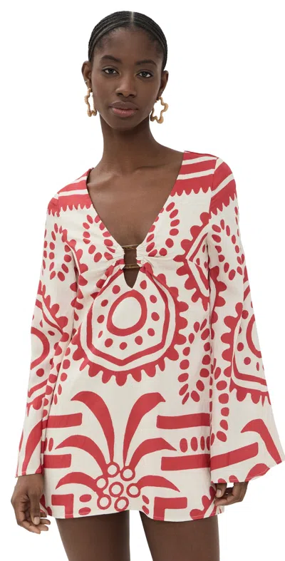Seven Wonders Calli Mini Dress Red Multi