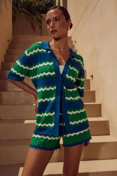 Seven Wonders Cam Shirt Green