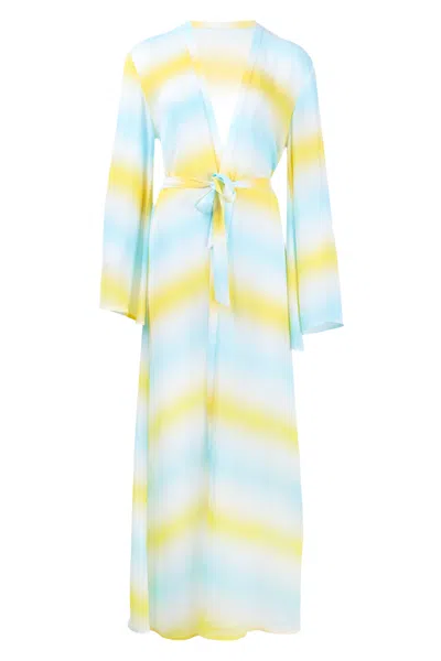 Seven Wonders Camille Robe In Rio Print