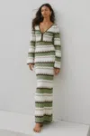 Seven Wonders Caprice Maxi Dress Green Combo In Green