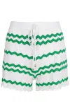 Seven Wonders Caprice Short White/green In Multi