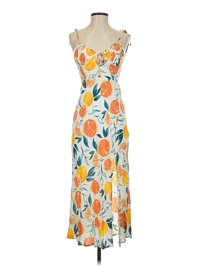 Seven Wonders Casual Dress In Orange