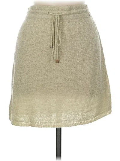 Pre-owned Seven Wonders Casual Skirt In Tan