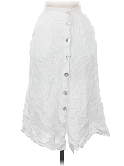 Pre-owned Seven Wonders Casual Skirt In White